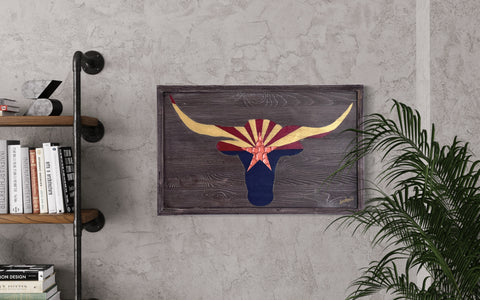 Arizona State Flag Skull